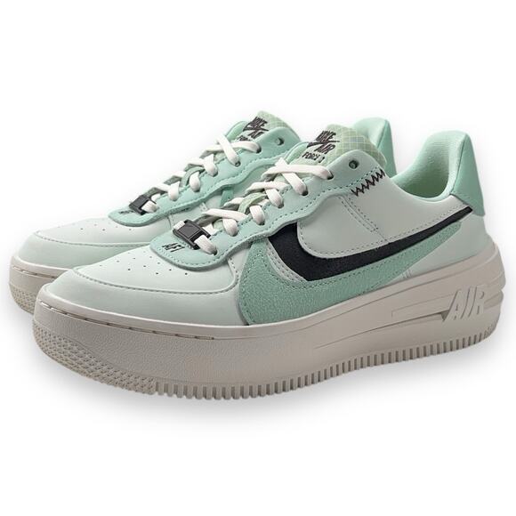 Nike Air Force 1 PLT.AF.ORM Sneakers Women’s Size 6.5 Green Black With Box EUC! - Picture 3 of 15